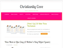 Tablet Screenshot of christianitycove.com